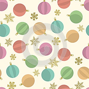 Merry Christmas tree toys pattern Happy new year holidays elements background Merry Christmas background